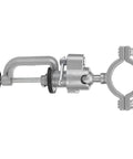 Rock Solid Bench Grinder Stand With Beefy Aluminum Alloy Clamp Universal Angle Grinder Holder, 36-43mm clamp, side view