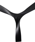 52 Inch Indoor DC Motor Ceiling Fan With 3 ABS Blades Remote Control ETL Listed Black Finish Ideal For Kitchen Bedroom Living Room Up To 400 Sq Ft Quiet Energy Efficient Modern Design