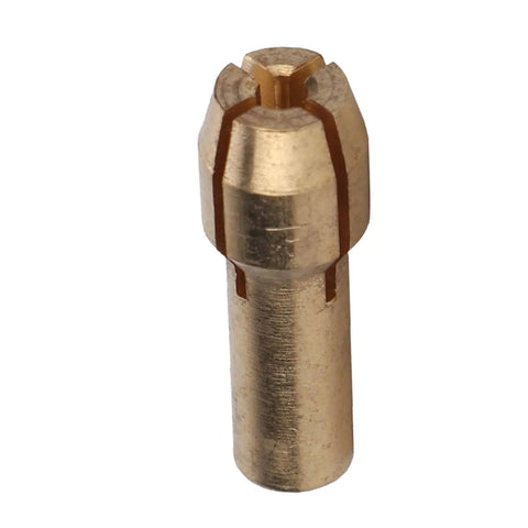 Single brass collet from 10 Pieces Brass Collets Set For Drills And Grinders 0.5 To 3.2mm Clamping Range 4.3mm Shank High Strength Hold