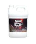 Heavy Duty Wet Look Concrete Sealant High Gloss Water Repellent Coating For Masonry Stone Slate Tile UV Resistant Water Based Formula That Slaps On Smooth And Gives Your Floors That Slick New Shine 5 Gallons in a white plastic container.