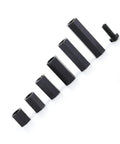 Rock Solid Nylon Standoff Spacer Kit For Circuit Boards With 250 Pieces Includes Male And Female Hex Pillars Anti Signal Interference Easy Mounting Great For Chip Thermal Channels M2 Dual Pass D Model, black nylon hex spacers