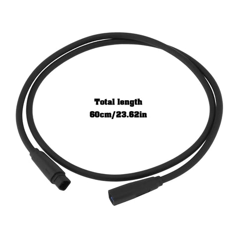 Electric Bike Speed Sensor Extension Cable For Bafang M560 M500 M510 M820 Motors 60cm Waterproof CAN Protocol Compatible For Easy Install