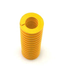 Heavy Duty Compression Die Springs Built Tough For Quick 3D Printer Heat Bed Leveling Solid Steel Wire Coils stacked in yellow finish