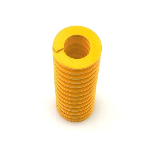 Heavy Duty Compression Die Springs Built Tough For Quick 3D Printer Heat Bed Leveling Solid Steel Wire Coils stacked in yellow finish