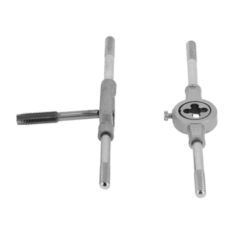 Pro Grade Hard Alloy Steel Tap Die Kit For Thread Repair, Manual Wrench Set, Tough As Nails Industrial Tools For Mending Male And Female Threads, Precision, Heavy Duty, All Purpose Thread Repair Kit with tap and die holders