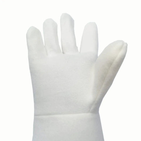 Cryogenic Gloves For Liquid Nitrogen Handling And Low Temperature Safety Three Layer Protective Gear with cotton liner, palm view