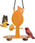 Oriole Bird Feeder Hanging Outdoor Decor With Clear PP Bowl Perch And Attachment Prongs For Clementines Mandarins And Oranges