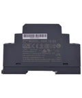 Knockout Ultra Slim Din Rail Power Supply 15W 24V DC Converter showing model information and specifications on the back.