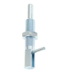 Heavy Duty Retractable Indexing Spring Plunger M16 Galvanized Steel Locking Pin With Nut, detailed view of locking plunger.