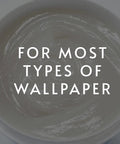 Close-up of Clear Strippable Wallpaper Adhesive For Easy Installations With Wet Tack And Extended Open Time Zero VOC Glue in container