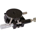 Motorized Rotary Positioning Stage PT-R100 Precision Fine-Tuning Slide Table 100mm, 49N Load, for Optical Alignment, CNC, Lab Use
