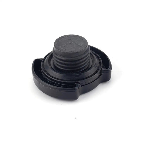 Engine Oil Filler Cap For Ford Lincoln Mercury, OEM Grade Fit For F250 F350 F450, E150 E250 E350, Ranger Mustang Explorer Taurus Windstar Grand Marquis EC743 Easy Install No Fuss Leakproof, black, top view