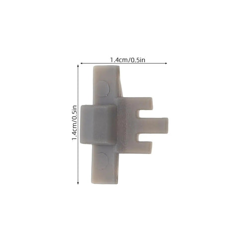 40Pcs Cabinet Door Hinge Restrictor Clips Soft Close Angle Limiter For 86 Degree Opening Durable Plastic Hinges Top View