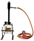 Single Burner Propane Forge For Knife Making And Blacksmithing Rectangular Shape Portable And Compact With Large Heating Space.