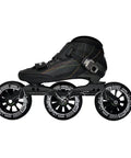 Carbon Fiber Inline Speed Skates 3x100mm For Adults Men Women With ABEC-9 Bearings And Blue PU Wheels For Trail And Fitness Skating