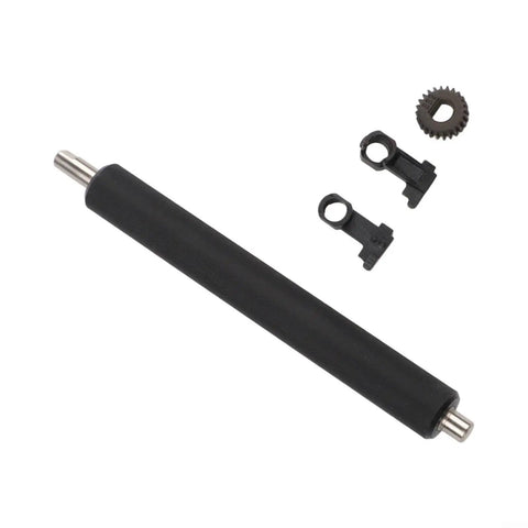 Rubber Bearing Platen Roller Kit For Zebra GK420D GX420D GK430D GX430D ZP450 ZP500 ZP505 ZP550 Printers To Prevent Paper Jams And Keep Work Flowing Smooth Like Butter High Quality Do Not Stress You Will Be Glad It Runs Smooth Guaranteed Today black roller with gears and brackets