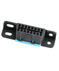OBD II 16 Pin Female Replacement Wire Socket Connector Kit For Under Dash Install, J1962 Compliant OBD2 Port Shell Plug