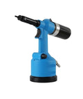 Heavy Duty Pneumatic Nail Gun And Air Riveter Featuring One Key Automatic Tensioning For Knockout Riveting Speed Built Like A Tank