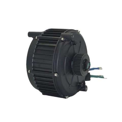Hella Powerful 5000 Watt Mid Drive Motor Conversion Kit With Fardriver Controller side view showing robust design for e bikes.
