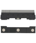 Top view of 8 Inch Magnetic Vise Brake Bender for Sheet Metal, Cast Iron Construction, shown with magnetic components visible.