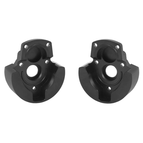Black coated CNC front portal covers for F10 Portal Axle Brass Weights And Front And Rear Portal Covers For Vanquish VRD VS4-10 Phoenix 1/10 RC Crawler Beefed Up Lower COG Upgrade With 176g Front Portal Cover And Black Coated CNC Upgrade Kit.