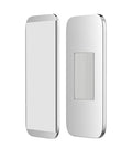 Ultra Thin No Drill Magnetic Cabinet Door Catch With Adhesive Stainless Steel Magnets To Keep Doors Shut In Kitchen Bathroom Closet And RV Cabinets White 8 Pack
