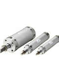 Super Heavy Duty Cylinder Manipulator Puller Tool For Cdg1bn20 And 25 Sizes featuring three pneumatic cylinders in silver, ideal for 32mm to 75bore.