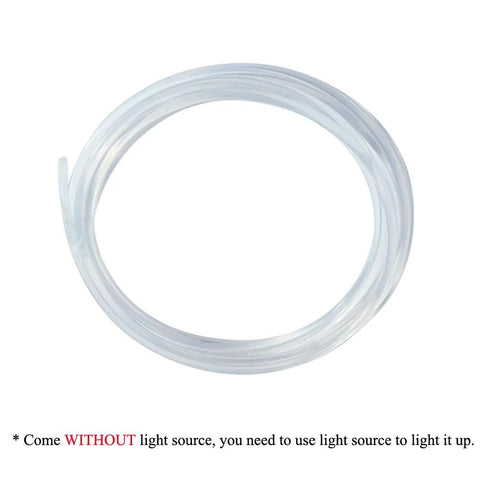 Amazon PMMA side-glow fiber optic cable coil, 1.5mm diameter, 5m length for home/car lighting