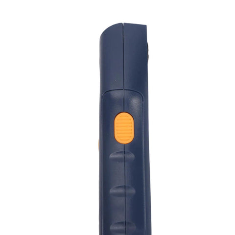 FTVOGUE Stud Finder Wall Scanner, with Smart Chip LCD Display, side view showing buttons and ergonomic design.