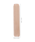 Single 100 Pcs Wooden Dowel Pins 6x30mm Round Unfinished Fluted Beveled Ends Hardwood Dowels Rods for DIY Crafting and Woodworking Projects