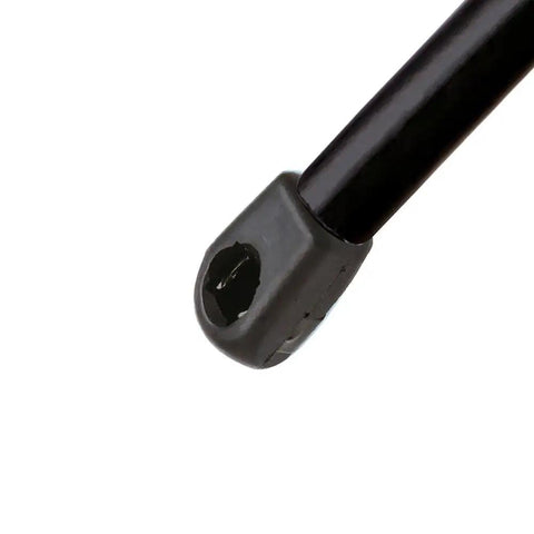 Close-up of a heavy duty Pair Rear Window Lift Gas Struts For Pontiac Vibe 2003 Through 2008 Wagon fitting end, showing secure connection.