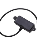 Ultrasonic Distance Sensor With UART Output For Parking Space Detection showing black casing and attached cable