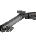 Rock Solid Locking Adjustable Mounting Arm Engineered From Durable Carbon Fiber Kevlar with articulating joint and dual sockets.