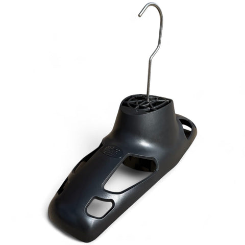 JetDry Gear Dryer High Airflow Drying System with metal hook, designed for wetsuits and outdoor gear, no heat damage