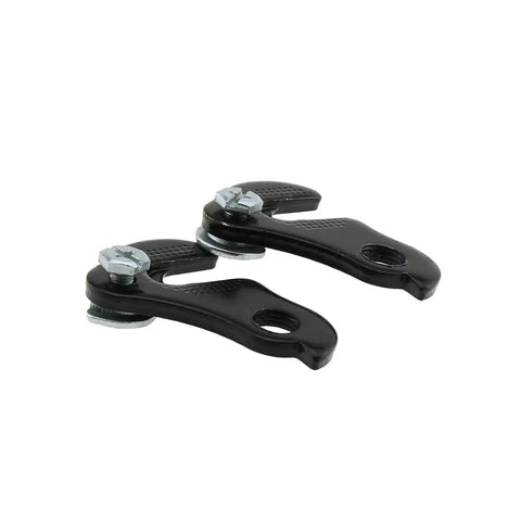 Two Pack Bicycle Derailleur Hanger Plate For Shimano And SRAM Rear Derailleur Fit Converter Adapter Dropout Black Metal Tail Hook