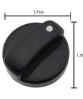 Universal 1.7 Inch Black Patio Heater Control Knob Replacement Part For Outdoor Propane And Natural Gas Heaters Fireplaces And Gas Grills Easy Install