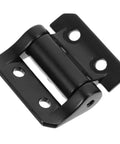 Heavy duty quiet close cabinet hinge made of durable zinc alloy and steel, featuring screw holes for easy installation and smooth operation.