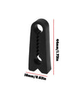 Universal Car Door Buffer Pads Beat The Rattle Blues And Stop Heavy Metal Thud On Everyday Drives with 44x16mm black rubber insulator.