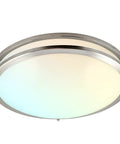 Close-up of 18 Inch LED Flush Mount Ceiling Light With Five CCT Modes 2700K To 5000K Dimmable 24W 2160 Lumens Energy Star ETL Listed