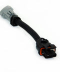 Heavy Duty Alternator Conversion Wiring Harness Slick Plug And Play Adapter For Delco CS130 CS121 To Denso Swap close-up view.