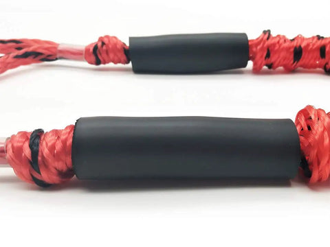 Close-up of Shock Absorbing Bungee Dock Lines with foam float, stretchable mooring rope for SeaDoo and more, 3.5ft to 5.5ft