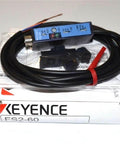 Keyence FS2-60 Fiber Optic Amplifier Sensor Pro-Grade Long-Distance Detection with packaging and cables