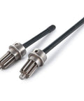 Front CVD Axle Shaft Set With Portal Drive Input Gear for 1 to 10 RC TRX 4, steel construction, close-up view.