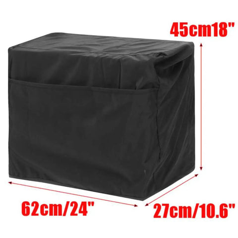 Waterproof Collapsible Welder Cover For Diversion 165 And 180 TIG Welders, black vinyl, dimensions 24x10.6x18 inches