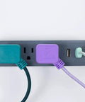 Dope Designer Series Rose Power Strip With 3 Outlets And Dual USB Ports For Quick Charging Home Office Ready Sleek Room Decor