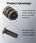 Exhaust Pipe Expander Tool Kit One And One Eighth Inch To Three And A Half Inch Beefed Up Tail Pipe Spreader, steel build