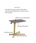 Adjustable Rolling Overbed Table With Smooth Casters And Easy Height Flex To Keep You Comfy On The Couch, large desktop, adjustable height, mobile design.