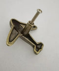 Six Pack Airplane Shaped Cabinet Knobs And Drawer Pulls For Furniture Bronze Zinc Alloy Dope Plane Style Single Hole Mount 2.32 By 2.16 Inches Great For Cabinets Dressers And Doors, bronze airplane knob