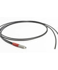 Diffuse Reflective Digital Fiber Optic Sensor Cable For Rail Power Systems Monitoring, 1m TPV construction, stainless threaded end