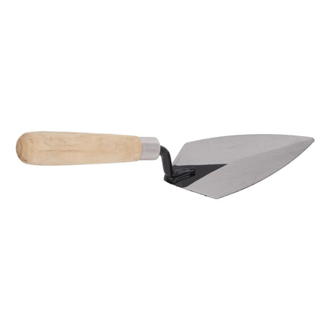 Pointing Trowel 7 Inch By 3 Inch With Wooden Handle For Masonry Cement And Concrete Finishing Pro Quality For DIY Projects Durable Tool